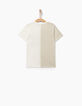 Tee-shirt beige clair avec 3 l&eacute;opards gar&ccedil;on-3