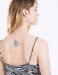 Top estampado cebra con tirantes finos mujer-5