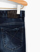 Blauwe vintage slim jeans jongens-6