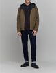 Blouson r&eacute;versible bleu navy et kaki Homme-6