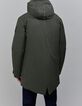 Parka dark green int&eacute;rieur imprim&eacute; marbre WATERPROOF Homme-3