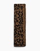 Echarpe mousseuse jacquard animalier camel femme-4