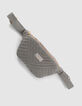 Khaki quilted belt bag for girl-7