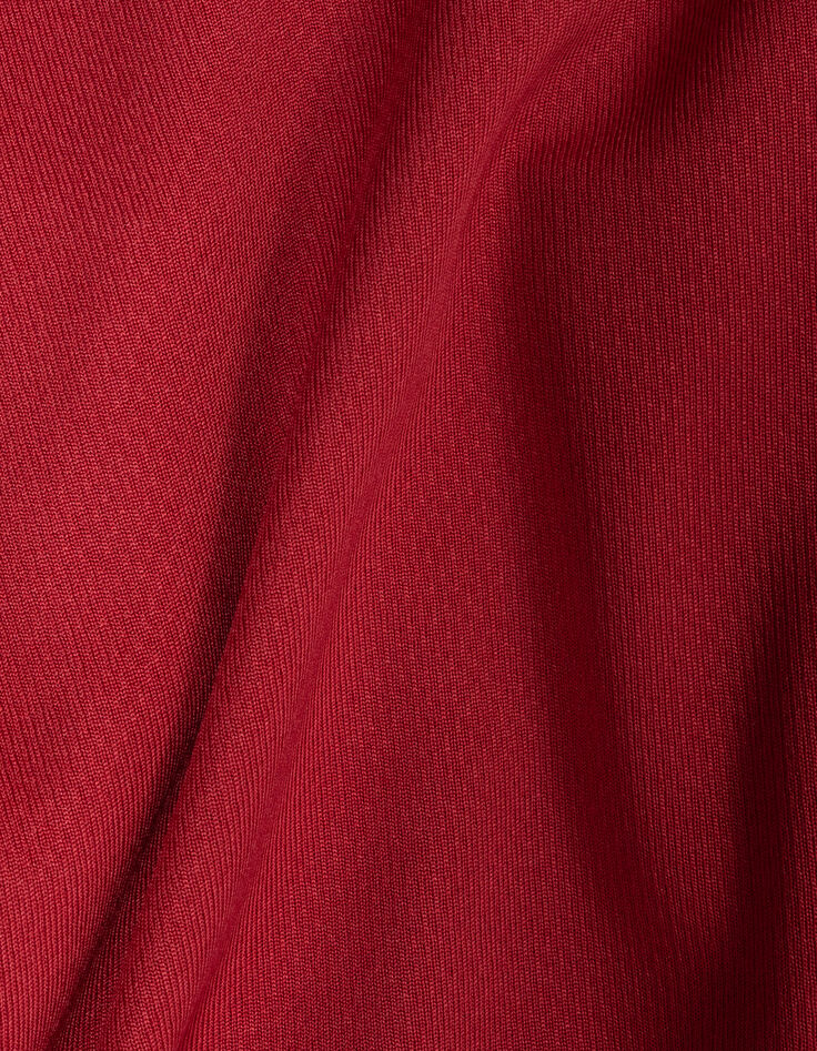 Cardigan zippé rouge rayures marine garçon-7