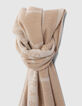 Echarpe couleur vison inscription IKKS In & Out Homme-3