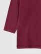 Women’s burgundy organic cotton long sleeve T-shirt-4