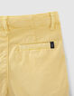 Boys’ light yellow chino Bermuda shorts-6