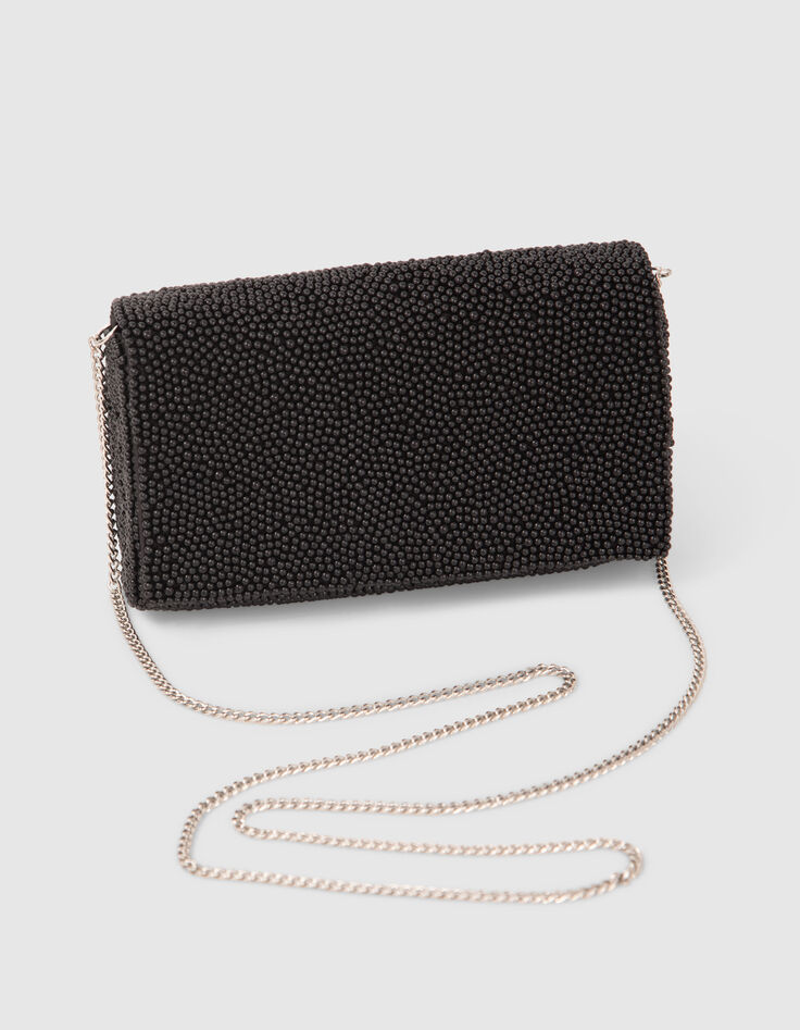 Bolso cuentas negras mujer-6