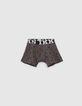 Boxers grijs rockprint en zwart jongens -3