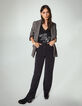 Tee-shirt en viscose Ecovero® noir visuel rock femme-5