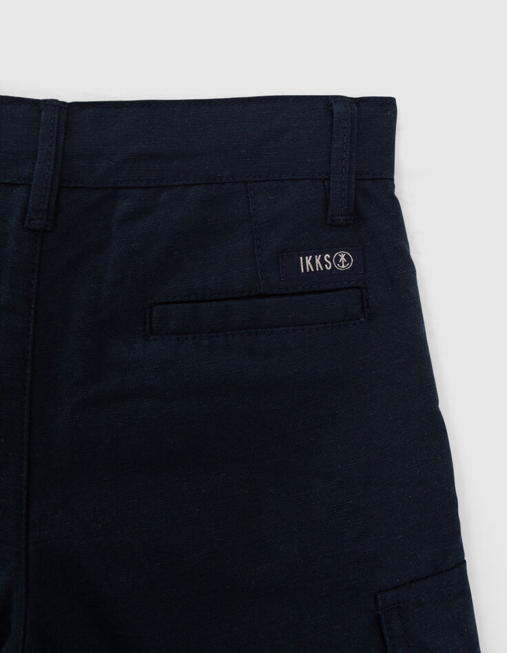 Marineblaue CARGO-Jungenbermudas-6