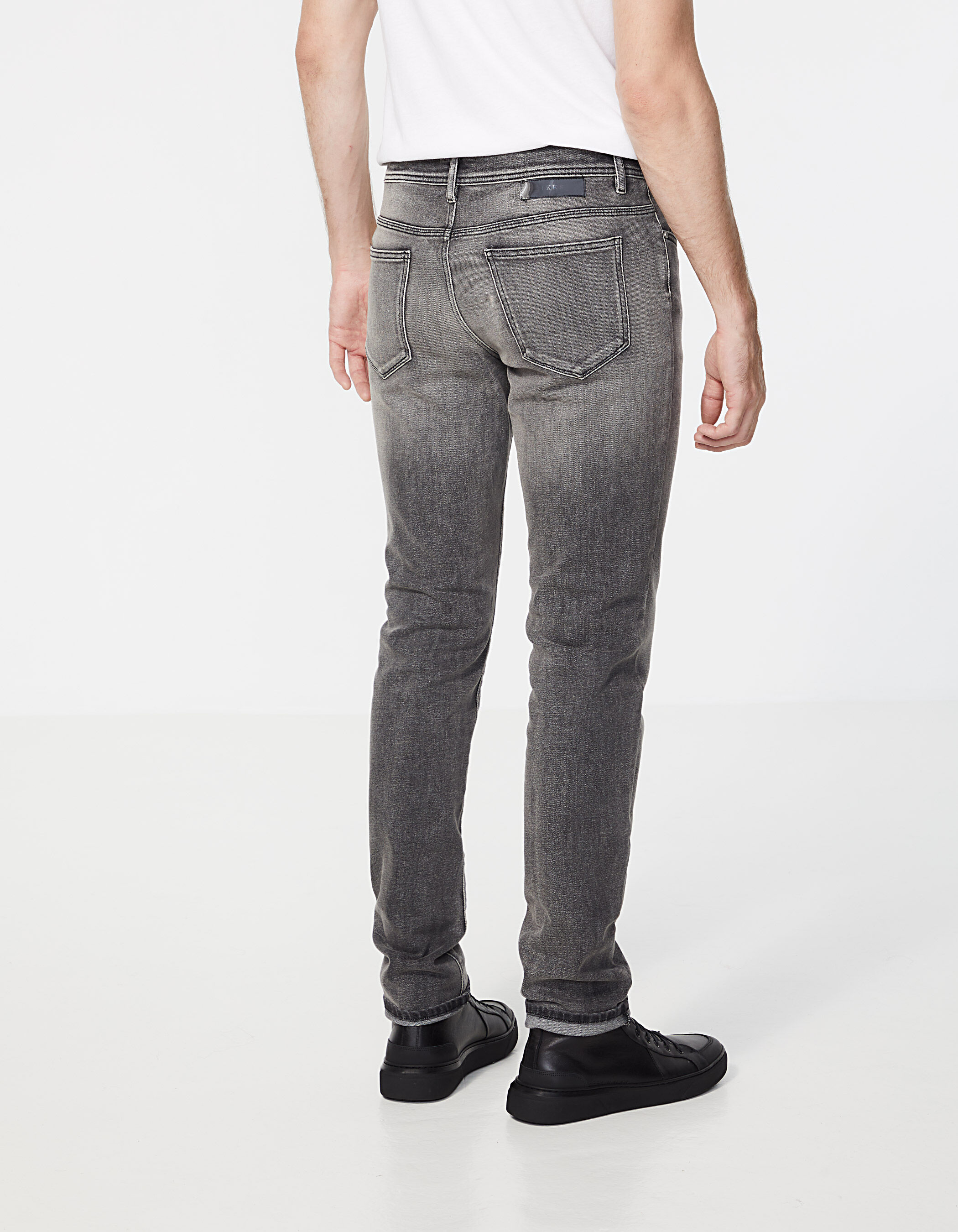 Jean slim gris homme cheap