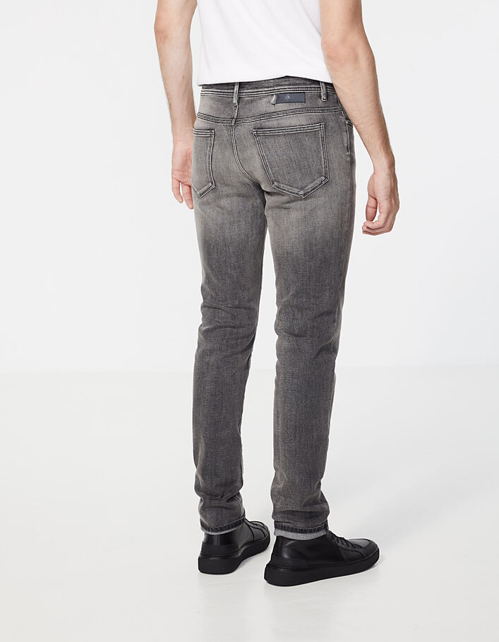 Muisgrijze SLIM fit jeans Mumbai Heren - IKKS