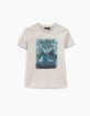 Gechineerd mastiek T-shirt luipaard-bokser jongens -1
