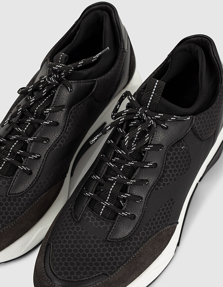 Sneakers basses noires URBAN LAB Homme-5