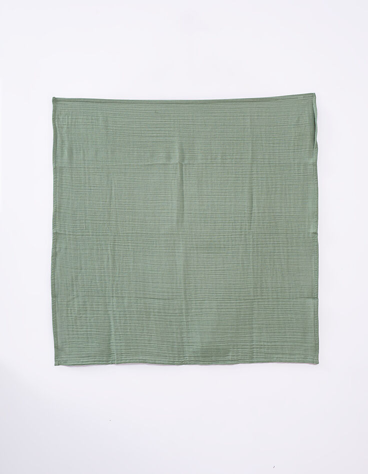 GABRIELLE PARIS 2 green organic cotton gauze cloth squares-4 GABRIELLE PARIS 2 green organic cotton gauze cloth squares-4