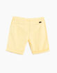 Bermuda jaune en lin homme-2