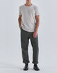 T-shirt L'Essentiel b&eacute;ton col rond &agrave; manches courtes Homme-2