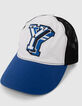 Boys’ blue, white, black embroidered cap-5