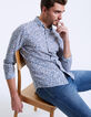 Camisa slim Liberty flores stone Hombre-1