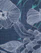 Chèche marine motifs fleurs et dragons Homme-4