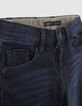 Vaqueros slim blue black pespuntes espigas niño-8