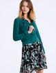 Women’s green goatskin leather jacket-2
