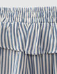 Short crudo rayas azules y volantes ni&ntilde;a-6