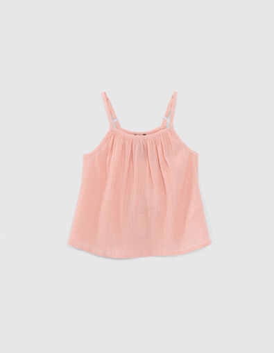 Caraco pêche tissu gaufré fille - IKKS