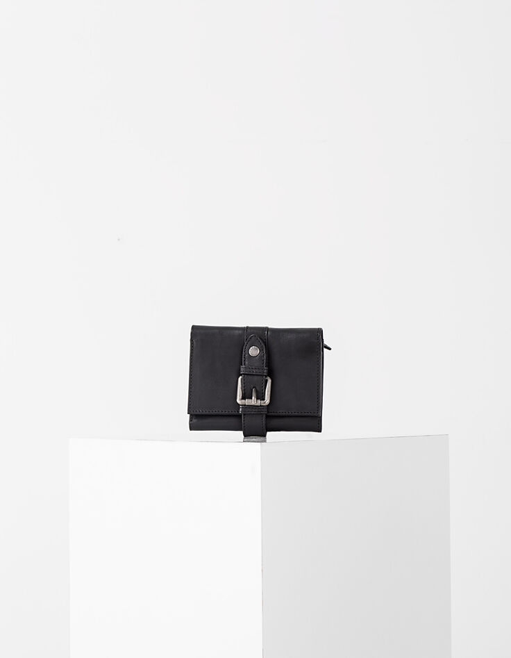 Cartera The Trader cuero hebilla metal mujer-1