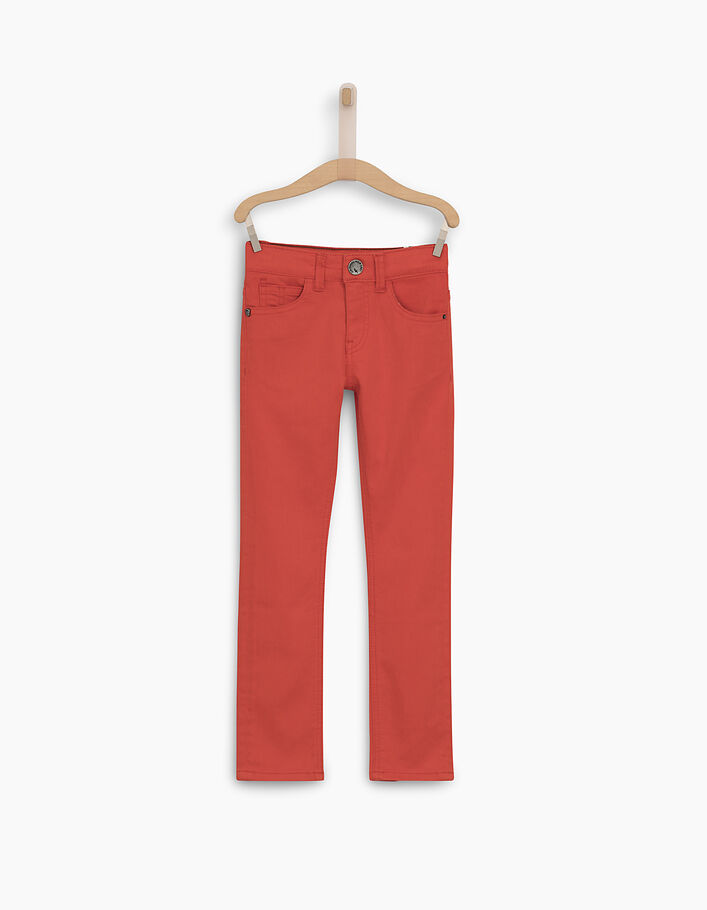 Oranje jeans voor jongens  - IKKS
