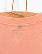 Koraal sweater regenboog op cactus-5