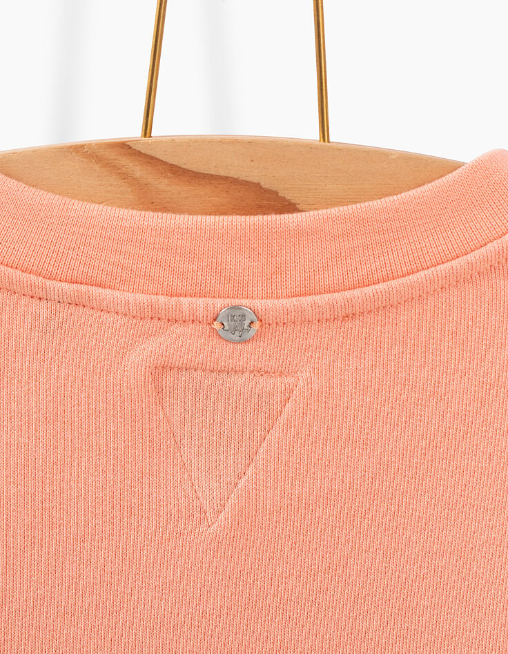 Koraal sweater regenboog op cactus-5
