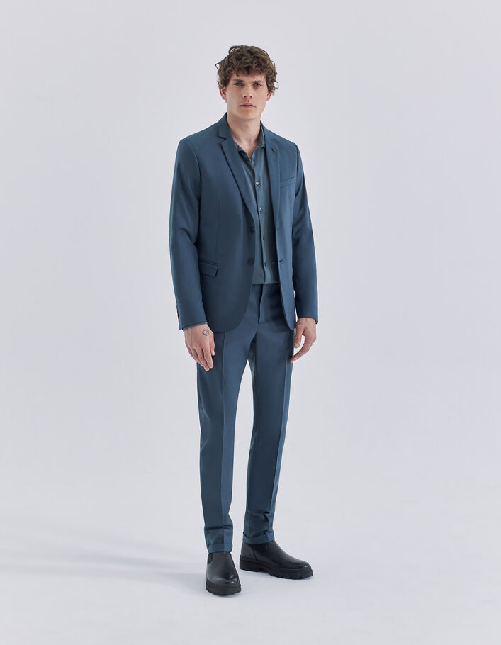 Men’s steel twill TRAVEL SUIT suit trousers-5