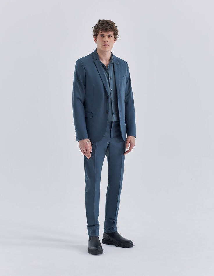 Men’s steel twill TRAVEL SUIT suit trousers-5