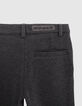 Pantalon CHINO gris maille Ottoman garçon-6 Pantalon CHINO gris maille Ottoman garçon-6