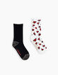 Chaussettes noires fille-1
