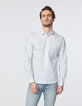 Men’s forget-me-not floral SLIM shirt-2