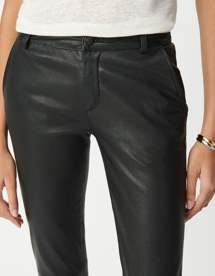 Pantalon cuir d'agneau femme-4