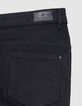 Damen Slim schwarz sculpt up 7/8 Jeans-6