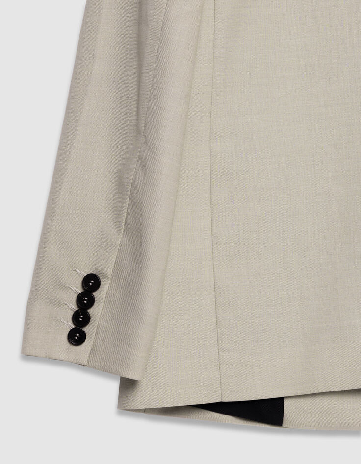 Women's beige suit jacket-8