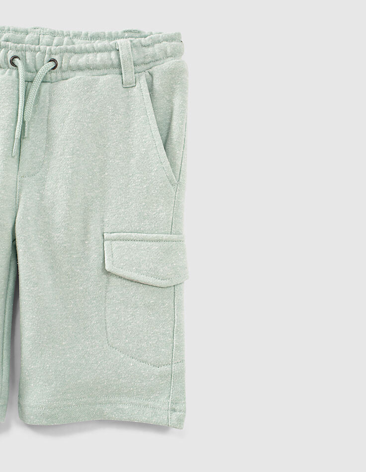 Aqua battle-bermuda in sweatstof jongens -4 Aqua battle-bermuda in sweatstof jongens -4