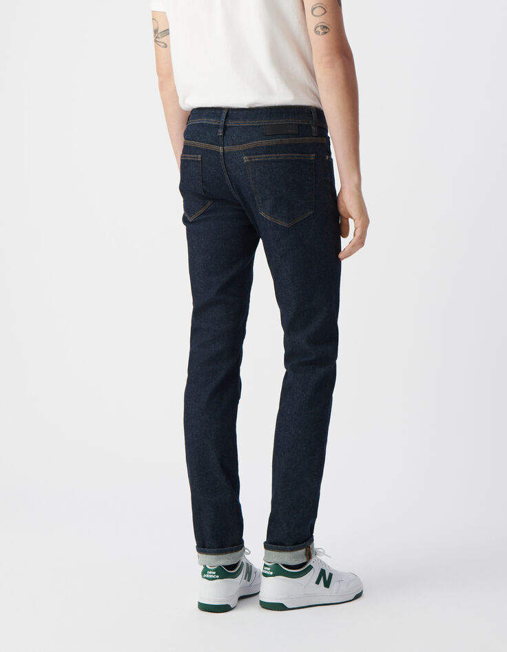 Jean SLIM bleu foncé brut POWER STRETCH Homme-3