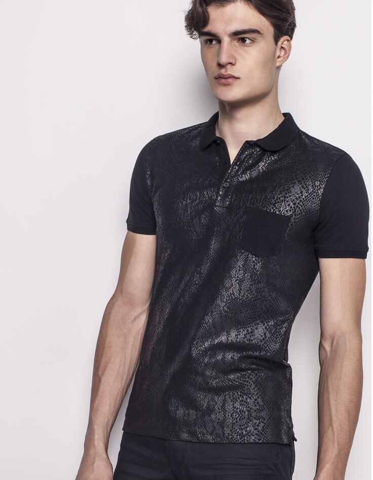 Men's printed polo shirt-1