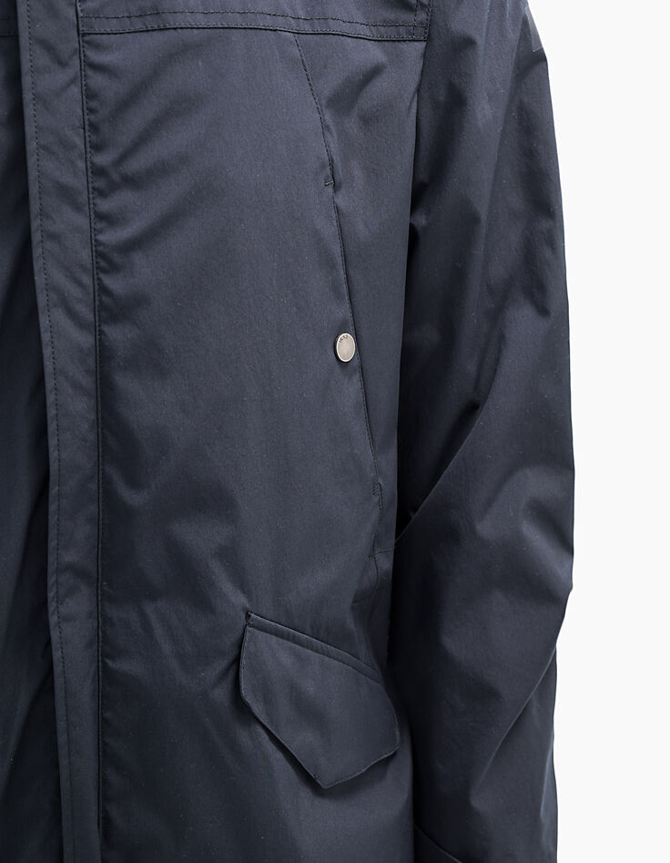 Parka marine à capuche Homme-3 Parka marine à capuche Homme-3