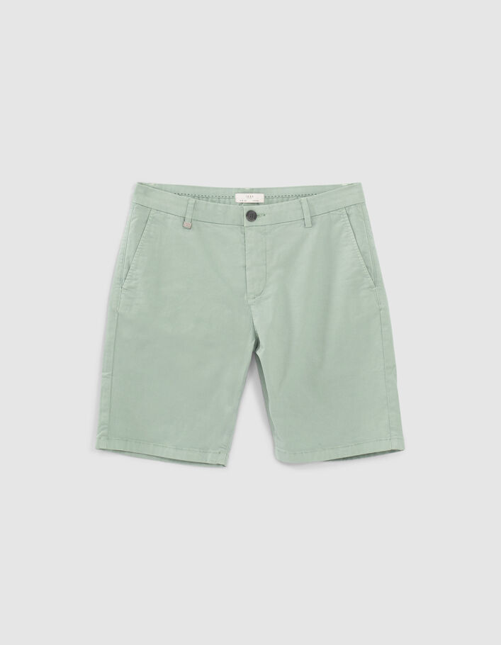 Men’s aqua CHINO Bermuda shorts - IKKS