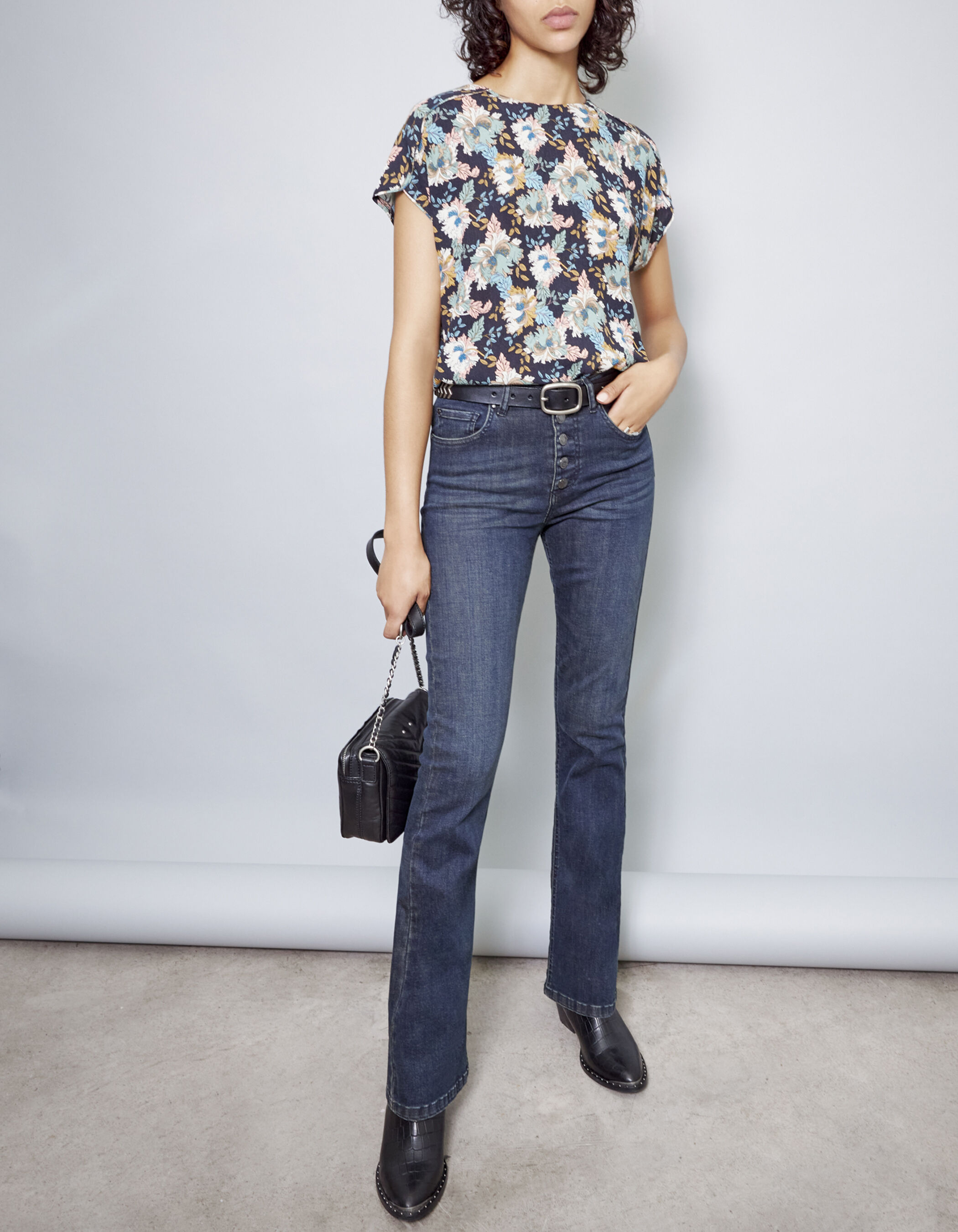 Top Avec Dentelle LOVABLE - Noir, 95% Viscose 5% élasthanne, Neuf Avec étiquettes