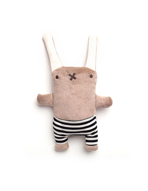 Petit lapin en peluche et sa culotte rayée RAPLAPLA