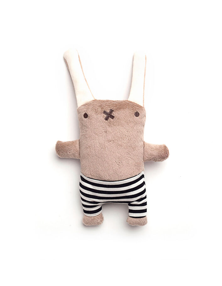 RAPLAPLA Small plush rabbit with striped leggings - IKKS