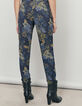 Pantalon jogger taille haute imprimé floral femme-3